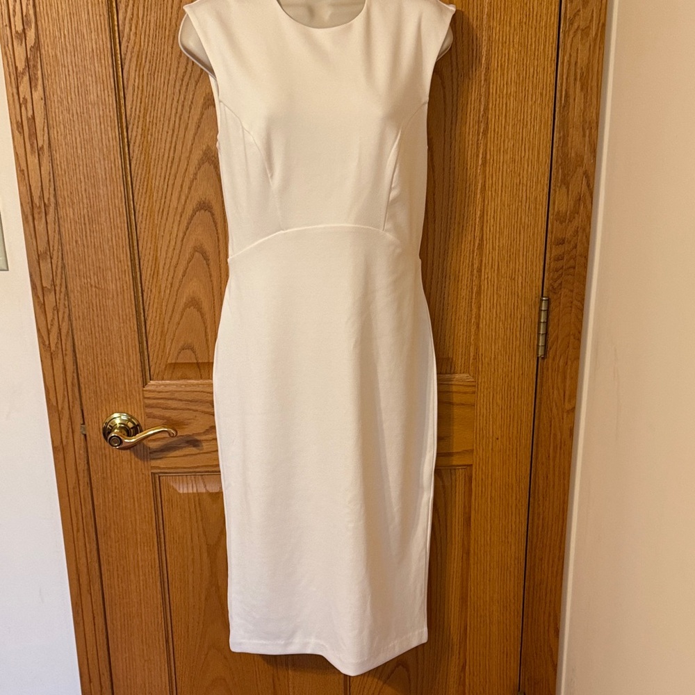 Express Ivory Midi Dress